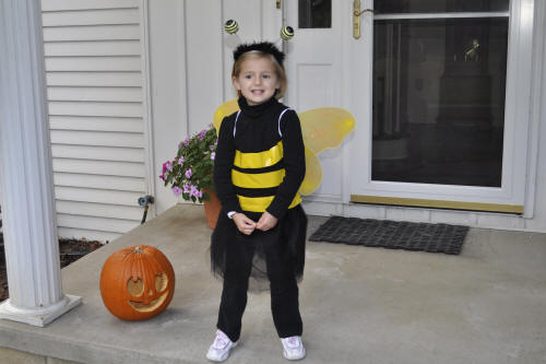 Emily as a bee